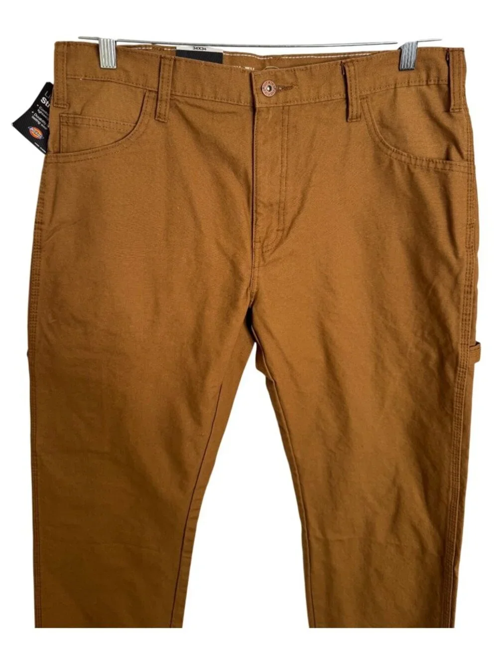 Dickies Carpenter Duck Pants 34/34 Straight Leg NWT Lightweight Canvas Cargo